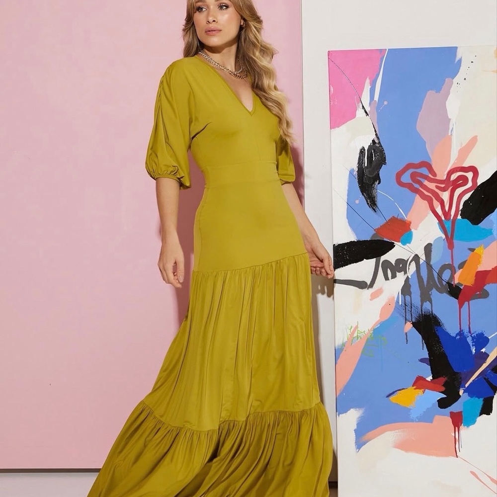 PAYLOT Chic Olive Maxi Dress - UPF 50+